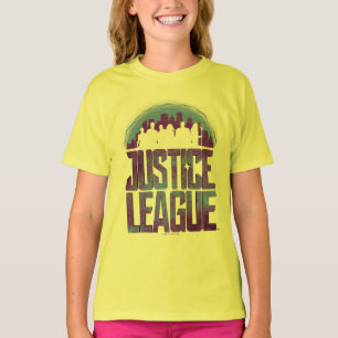 ジャスティスリーグ ジャスティスリーグシティシルエット ジャスティスリーグシティシルエット Tシャツ