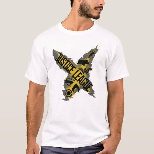 ジャスティスリーグ |ジャスティスリーグ&チームシンボル Tシャツ (正面)