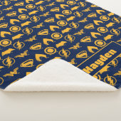 ジャスティスリーグ |スタイル化されたチームシンボルのラインナップ シェルパブランケット (3/4)