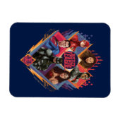 ジャスティスリーグ |ダイヤモンドハッチグループバッジ マグネット (横)