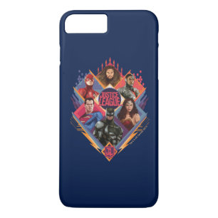 ジャスティスリーグ ダイヤモンドハッチグループバッジ iPhone 8 PLUS/7 PLUSケース