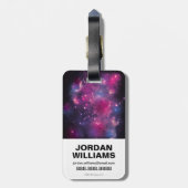 ジャスティスリーグ |ダイヤモンド銀河グループパネル ラゲッジタグ (裏面縦)