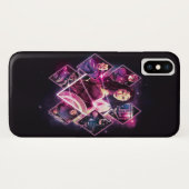 ジャスティスリーグ |ダイヤモンド銀河グループパネル Case-Mate iPhoneケース (裏面(横))