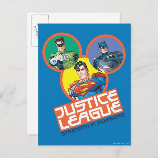 ジャスティスリーグ「ナンバーズの強さ」 ポストカード (正面/裏面)