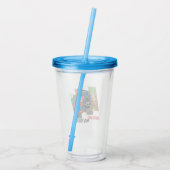 ジャスティスリーグ「ヒロイックホリデー！」 アクリルタンブラー (裏面)