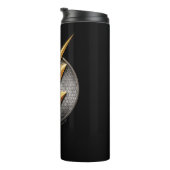 ジャスティスリーグ |フラッシュメタルボルトシンボル タンブラー (回転右)