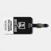 ジャスティスリーグ |フラッシュメタルボルトシンボル ラゲッジタグ (裏面横)