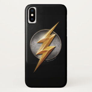 ジャスティスリーグ フラッシュメタルボルトシンボル iPhone X ケース