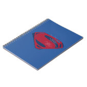 ジャスティスリーグ |ブラシとハーフトーすごいンシンボル ノートブック (左側)