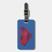 ジャスティスリーグ |ブラシとハーフトーすごいンシンボル ラゲッジタグ (正面縦)