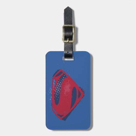 ジャスティスリーグ |ブラシとハーフトーすごいンシンボル ラゲッジタグ (正面縦)