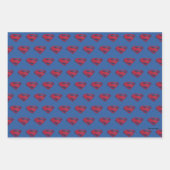 ジャスティスリーグ |ブラシとハーフトーすごいンシンボル ラッピングペーパーシート (正面2)