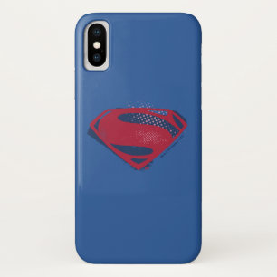 ジャスティスリーグ ブラシとハーフトーすごいンシンボル iPhone X ケース