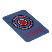 ジャスティスリーグ |ブラシとハーフトーンのシンボル マグネット (右側)