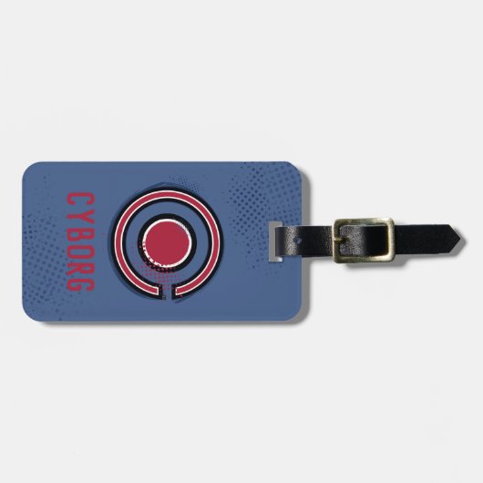 ジャスティスリーグ |ブラシとハーフトーンのシンボル ラゲッジタグ (正面横)