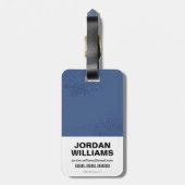 ジャスティスリーグ |ブラシとハーフトーンのシンボル ラゲッジタグ (裏面縦)