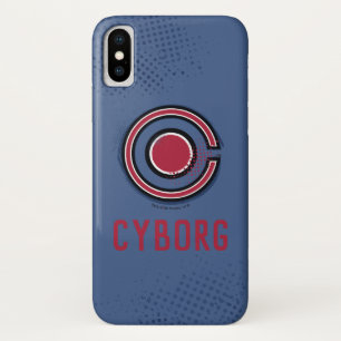 ジャスティスリーグ ブラシとハーフトーンのシンボル iPhone X ケース