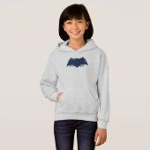 ジャスティスリーグ |ブラシとハーフトーンバットマンシンボル (正面フル)