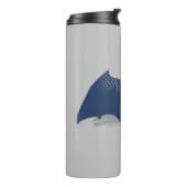 ジャスティスリーグ |ブラシとハーフトーンバットマンシンボル タンブラー (回転左)