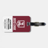 ジャスティスリーグ |ブラシとハーフトーンフラッシュシンボル ラゲッジタグ (裏面横)