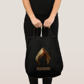 ジャスティスリーグ |メタリックアクアマンシンボル トートバッグ (正面(商品))