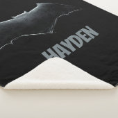 ジャスティスリーグ |メタリックバットマンシンボル シェルパブランケット (3/4)