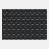 ジャスティスリーグ |メタリックバットマンシンボル ラッピングペーパーシート (正面2)