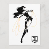 ジャスティスリーグ | ラソー・オブ・トゥルース ワンダーウーマン ポップアート ポストカード (正面)