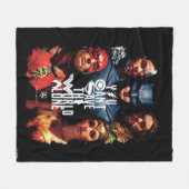 ジャスティスリーグ |世界救は一人で フリースブランケット (正面(横))