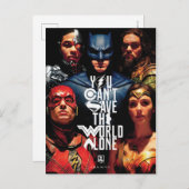 ジャスティスリーグ |世界救は一人で ポストカード (正面/裏面)