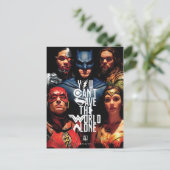 ジャスティスリーグ |世界救は一人で ポストカード (スタンド正面)