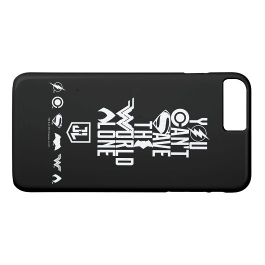 ジャスティスリーグ |世界救は一人で Case-Mate iPhoneケース (裏面(横))