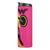 ジャスティスリーグ |女性疑問に思シルエットアイコン タンブラー (回転右)