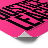 ジャスティスリーグ |女性疑問に思シルエットアイコン ポスター (角)