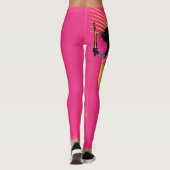 ジャスティスリーグ |女性疑問に思シルエットアイコン レギンス (裏面)