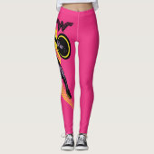 ジャスティスリーグ |女性疑問に思シルエットアイコン レギンス (正面)