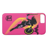 ジャスティスリーグ |女性疑問に思シルエットアイコン Case-Mate iPhoneケース (裏面(横))