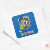 ジャスティスリーグ |女性疑問に思JLロポップ・アートのゴ スクエアシール (封筒)