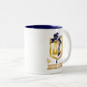 ジャスティスリーグ |女性疑問に思JLロポップ・アートのゴ ツートーンマグカップ (正面右)