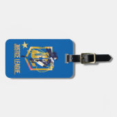 ジャスティスリーグ |女性疑問に思JLロポップ・アートのゴ ラゲッジタグ (正面横)