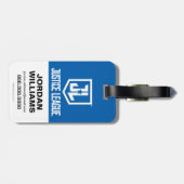 ジャスティスリーグ |女性疑問に思JLロポップ・アートのゴ ラゲッジタグ (裏面横)