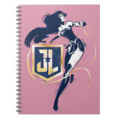 ジャスティスリーグ |女疑問に思性およびJLアイコンポップ・アートのアート ノートブック (正面)