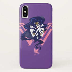 ジャスティスリーグ 女疑問に思性とシンボルポップ・アートのアート iPhone X ケース