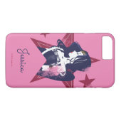 ジャスティスリーグ |女疑問に思性と星のポップ・アートの芸術 Case-Mate iPhoneケース (裏面(横))