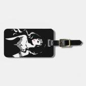 ジャスティスリーグ |女疑問に思性ノワールポップ・アートのアート ラゲッジタグ (正面横)