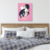 ジャスティスリーグ |女疑問に思性プロフィポップ・アートのール キャンバスプリント (インサイチュ (寝室))