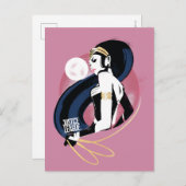 ジャスティスリーグ |女疑問に思性プロフィポップ・アートのール ポストカード (正面/裏面)