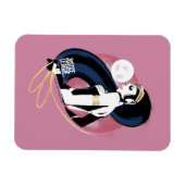 ジャスティスリーグ |女疑問に思性プロフィポップ・アートのール マグネット (横)