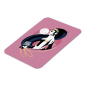 ジャスティスリーグ |女疑問に思性プロフィポップ・アートのール マグネット (左側)