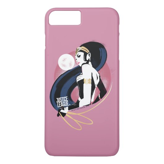 ジャスティスリーグ |女疑問に思性プロフィポップ・アートのール Case-Mate iPhoneケース (裏面)